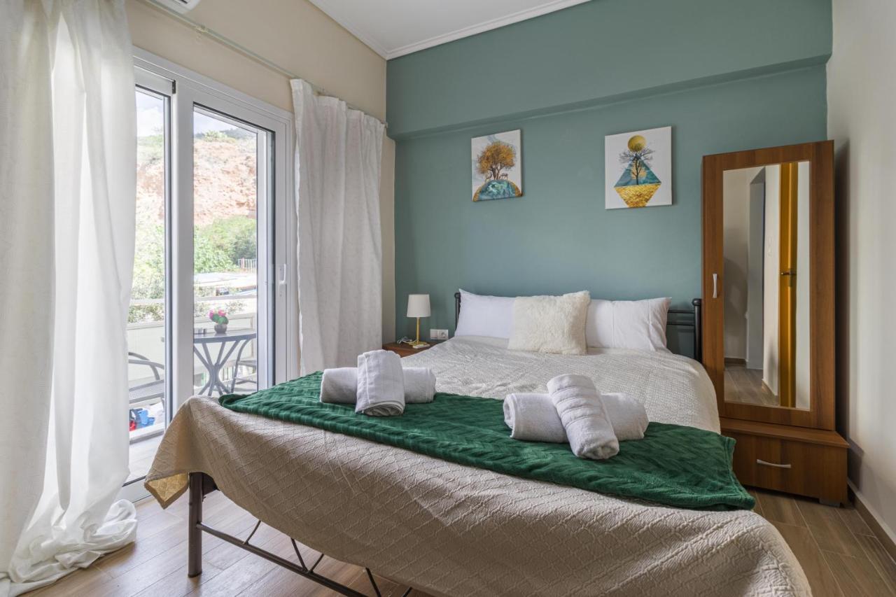Ferienwohnung Couples Retreat, Fully Equipped Studio/ Loutraki Beach Exterior foto